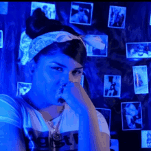 Afraid Blue GIF - Afraid Blue Girl GIFs