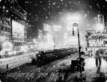 winter nyc 1936 snowing vaudeville