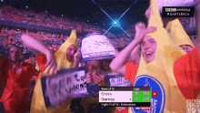 Cheering Bananas GIF - Cheering Bananas Excited GIFs