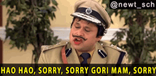 Hao Hao Sorry Gori Mam Happu Singh GIF