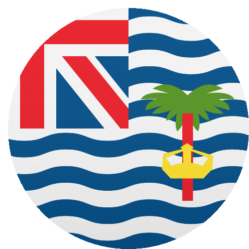 Diego Garcia Flags Sticker - Diego Garcia Flags Joypixels Stickers