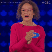 Burst Out Laughing Gina GIF - Burst Out Laughing Gina Family Feud Canada Lol GIFs