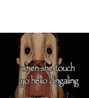 a cartoon character with a mustache and a big mouth is talking to someone .
