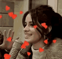 Camila Cabello Heart GIF - Camila Cabello Heart Falls GIFs