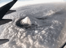 Mt Fuji Clouds GIF - Mt Fuji Clouds Plane GIFs