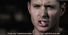 If You Say Mysterious Ways Jensen Ackles GIF - If You Say Mysterious Ways Jensen Ackles Supernatural GIFs