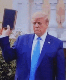Donald Trump Bible GIF - Donald Trump Bible Lightning Strike GIFs
