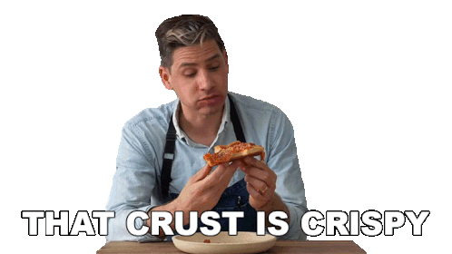 That Crust Is Crispy Brian Lagerstrom Sticker - That Crust Is Crispy Brian Lagerstrom Crunchy Stickers