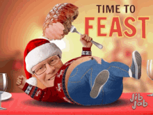 Time To Feast Smiling GIF