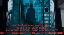 Morbius Sweep Wooden GIF - Morbius Sweep Wooden Woodenguy GIFs