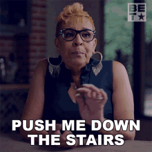 push me down the stairs laura davis american gangster trap queens forcing me down stairs push down the steps