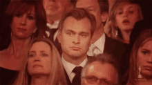 Christopher Nolan Listening GIF - Christopher Nolan Listening Serious GIFs