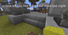 aulig bedwars minecraft rekt your mom