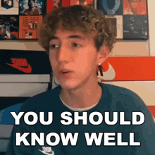 You Should Know Well Landon Ungerman GIF - You Should Know Well Landon Ungerman You Know Most Likely GIFs