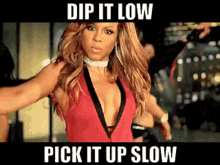 dip it low christina milian pick it up slow roll it all around pop that thing