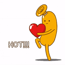 food sausage cute hot heart