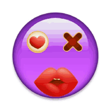 big lips emoji kiss pout lips
