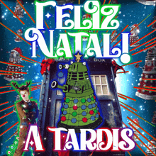 Tardis Feliz Natal A Tardis GIF - Tardis Feliz Natal A Tardis Doctor Who Natal GIFs