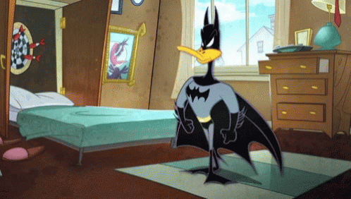 Daffy Batman GIF - Daffy Batman - Discover & Share GIFs
