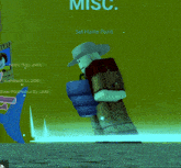 a person in a cowboy hat is standing in front of a wall that says misc set home point