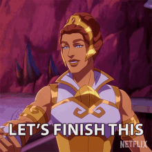 Lets Finish This Teela GIF - Lets Finish This Teela Masters Of The Universe Revelation GIFs