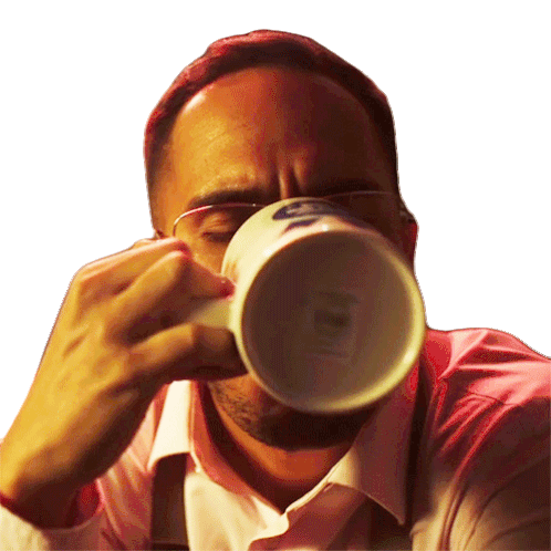 Drinking Coffee Carlos Penavega Sticker - Drinking Coffee Carlos Penavega Big Time Rush Stickers