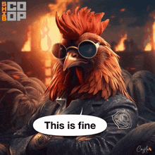 This Is Fine Colonel Coup GIF - This Is Fine Colonel Coup Shibcoop GIFs