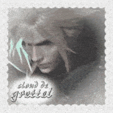 a picture of a man with the words cloud de grettel on the bottom