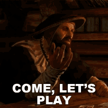 Come Lets Play The Witcher GIF - Come Lets Play The Witcher The Witcher3wild Hunt GIFs