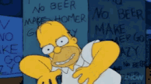 The Simpsons Homer GIF - The Simpsons Homer Freakout GIFs