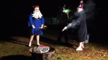 The Annul Wizard Meeting Never Goes Off Without A Spark GIF - Wizard Costume Fireworks GIFs