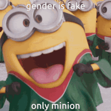 minions minion gender is fake gender