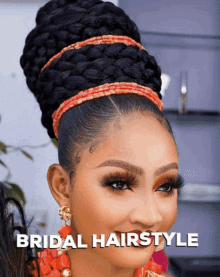 Bridal Hairstyle Black Hair GIF - Bridal Hairstyle Black Hair Hair Salon For Black Women GIFs