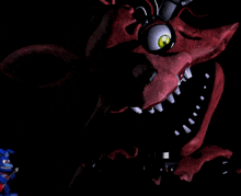 a cartoon character named bonnie is standing next to a cartoon character called foxy