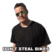 dont steal bikes stealing is bad dont steal no stealing pointing