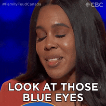 Alook At Those Blue Eyes Family Feud Canada GIF - Alook At Those Blue Eyes Family Feud Canada Stare At Those Blue Eyes GIFs