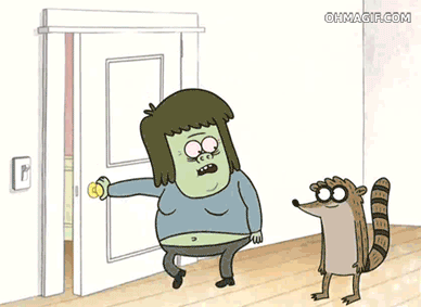 After Me GIF - Regular Show Bye Im Out - Discover & Share GIFs