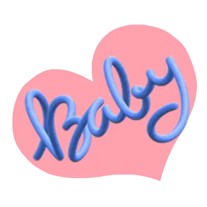 Letter Baby Sticker - Letter Baby Cute Stickers