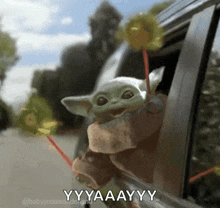 Yay Baby Yoda GIF - Yay Baby Yoda Grogu GIFs