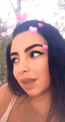 Heart Filter Let Me Think GIF - Heart Filter Let Me Think Thinking GIFs