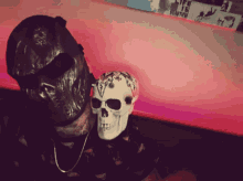Waving Mask GIF - Waving Mask Skull GIFs