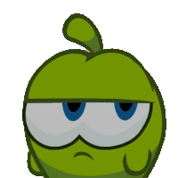 Oh No Nibble-nom Sticker - Oh No Nibble-nom Cut The Rope Stickers