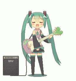 cartoon guitar amplifier