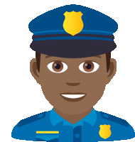 Police Officer Joypixels Sticker - Police Officer Joypixels Officer Stickers