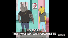 No More That Was My Last Cigarette GIF - No More That Was My Last Cigarette Not Smoking GIFs