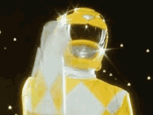 Yellow Ranger Fist Pump GIF