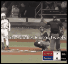 hoodie j paxton tweets baseball throw up vomit
