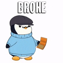 funny money humor penguin pudgy