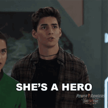 Shes A Hero Javi Garcia GIF - Shes A Hero Javi Garcia Power Rangers Dino Fury GIFs