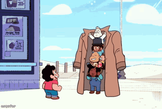 Steven Universe Trench Coat GIF Steven Universe Trench Coat 